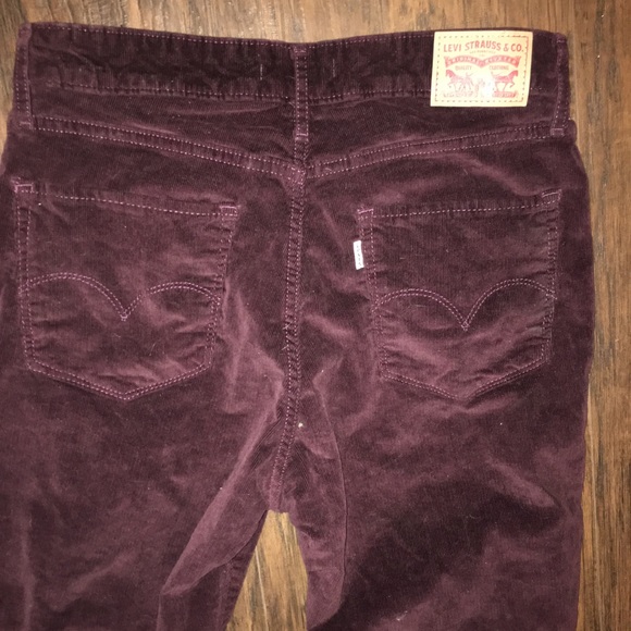 Size W 29  Misses High Rise Skinny Levi's Corduroy Pants good condition - Picture 5 of 5